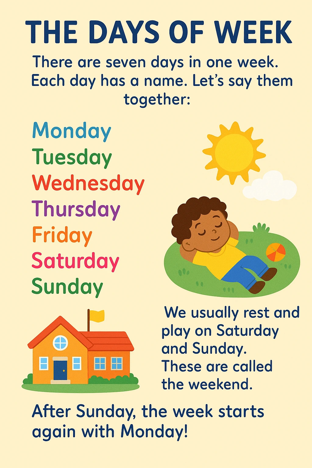 The days of the week