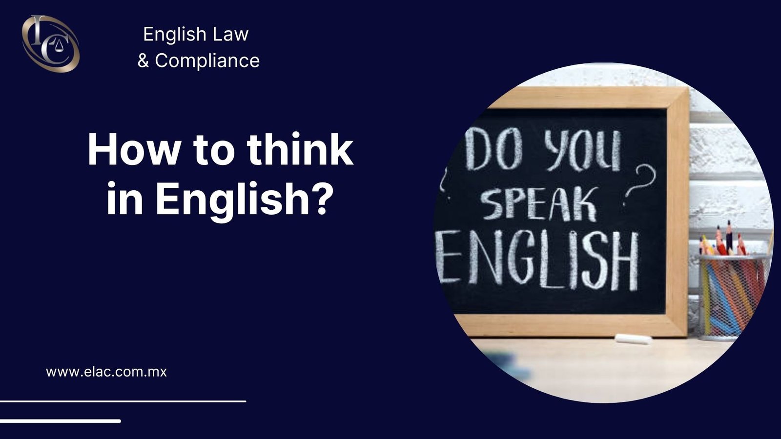 How to Think in English?