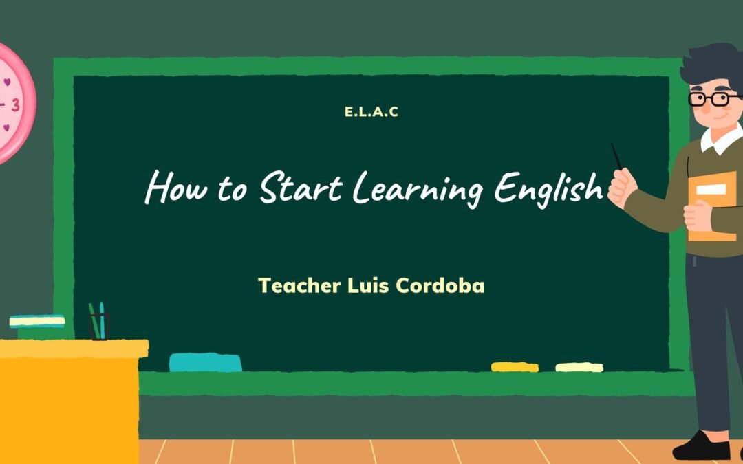 How to start LEARNING ENGLISH