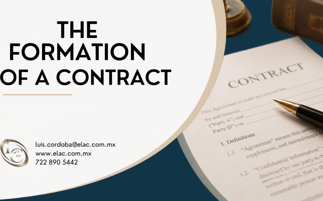 The Formation of a Contract E.L.A.C