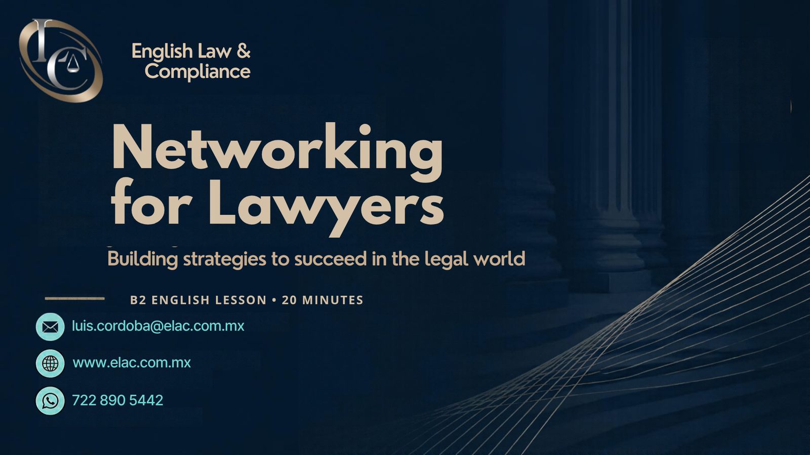 Networking for Lawyers B2 E.L.A.C